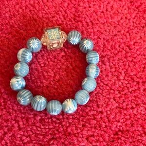 Beautiful blue beaded bracelet